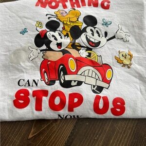 Disney Mickey and Minnie Mouse Red T-Shirt Hollywood Studios Runaway Railroad
